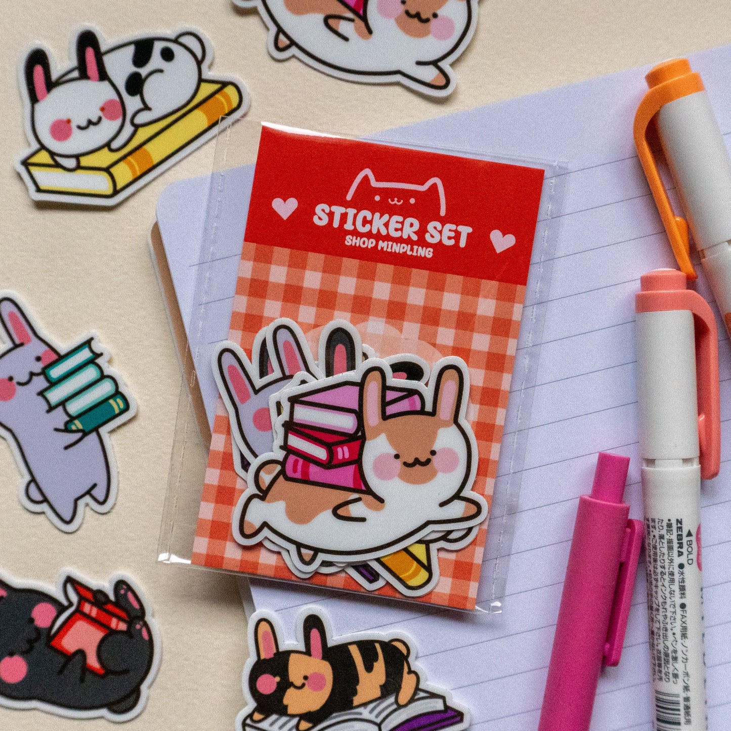 Bookworm Bunnies Set