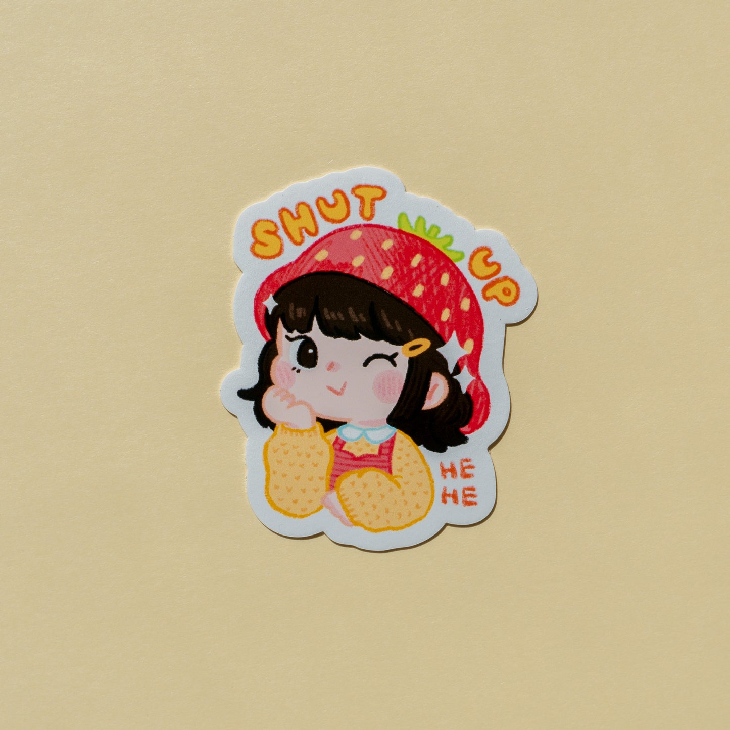 Shut Up Sticker