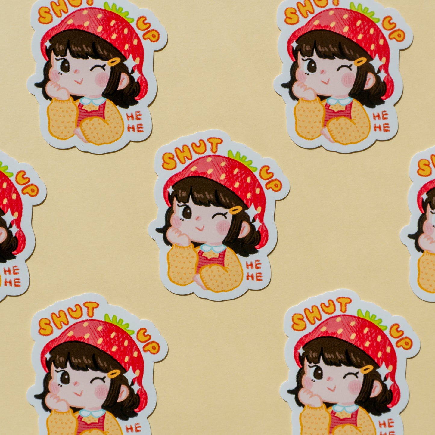 Shut Up Sticker