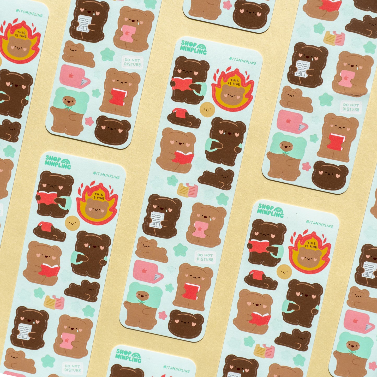 Teddy Sticker Sheet