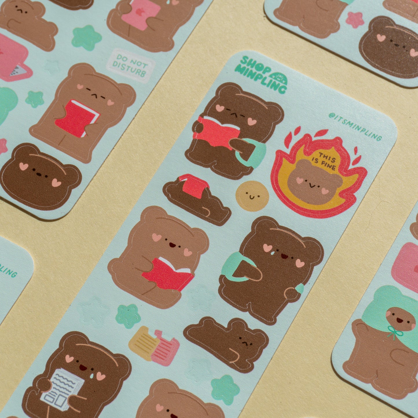Teddy Sticker Sheet