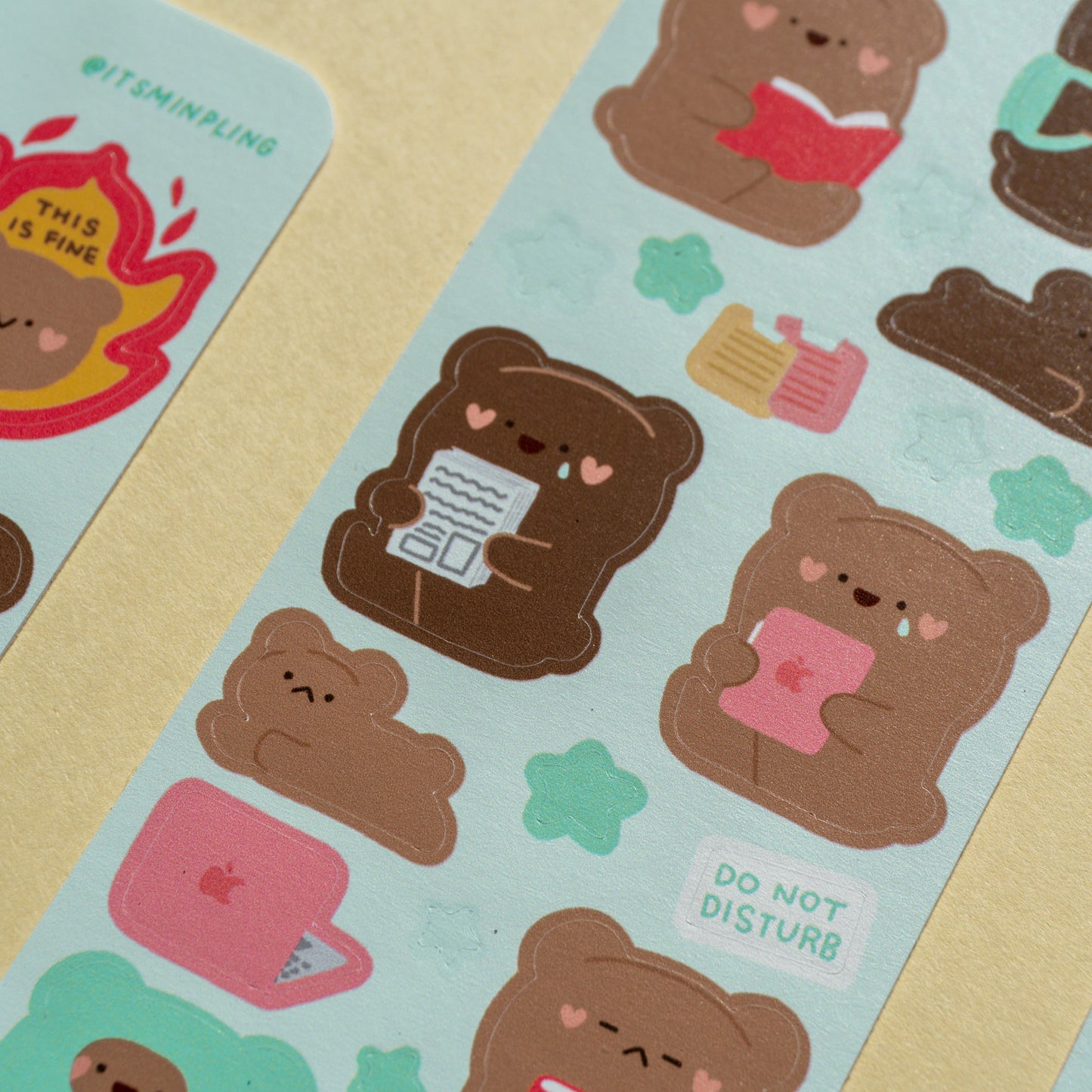 Teddy Sticker Sheet