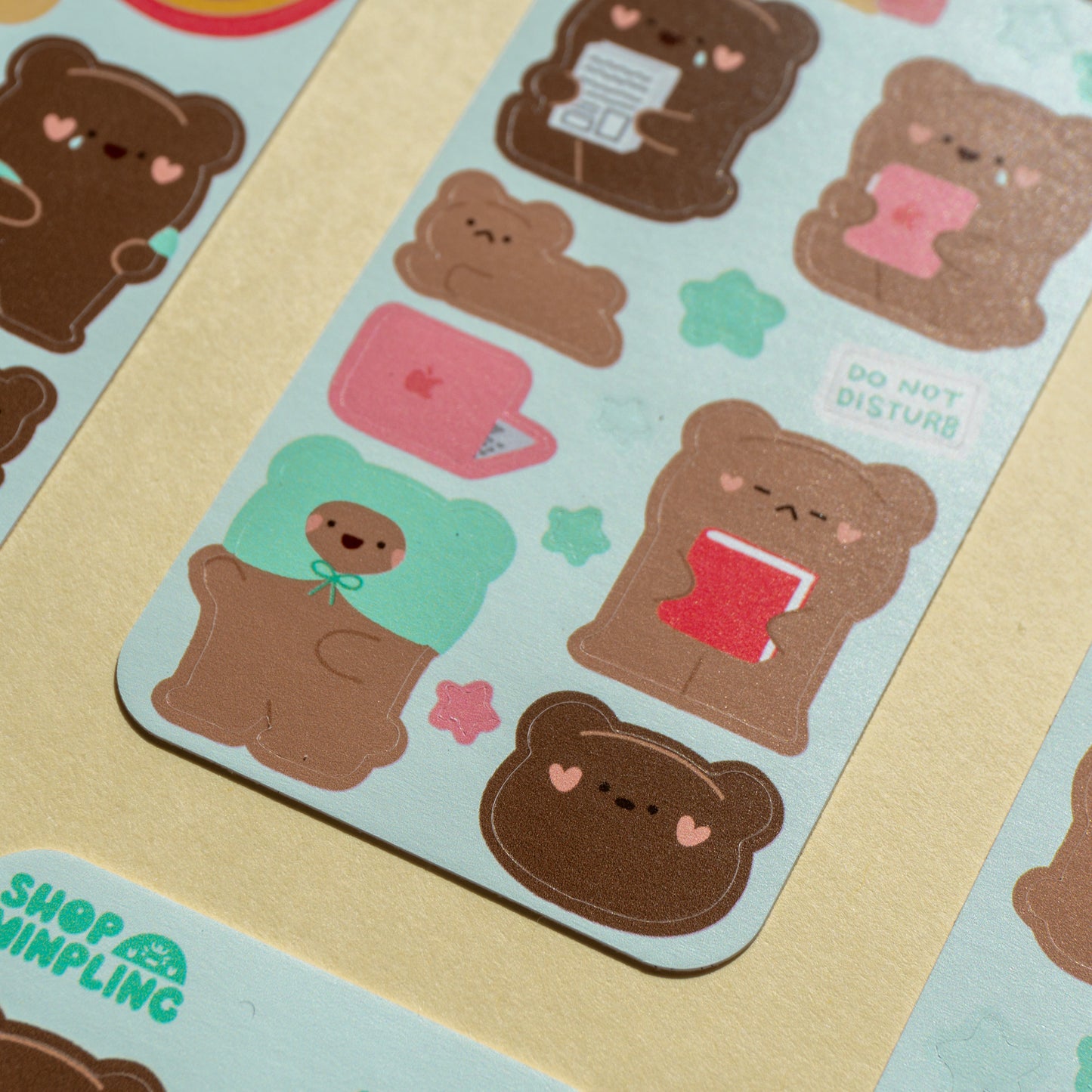 Teddy Sticker Sheet
