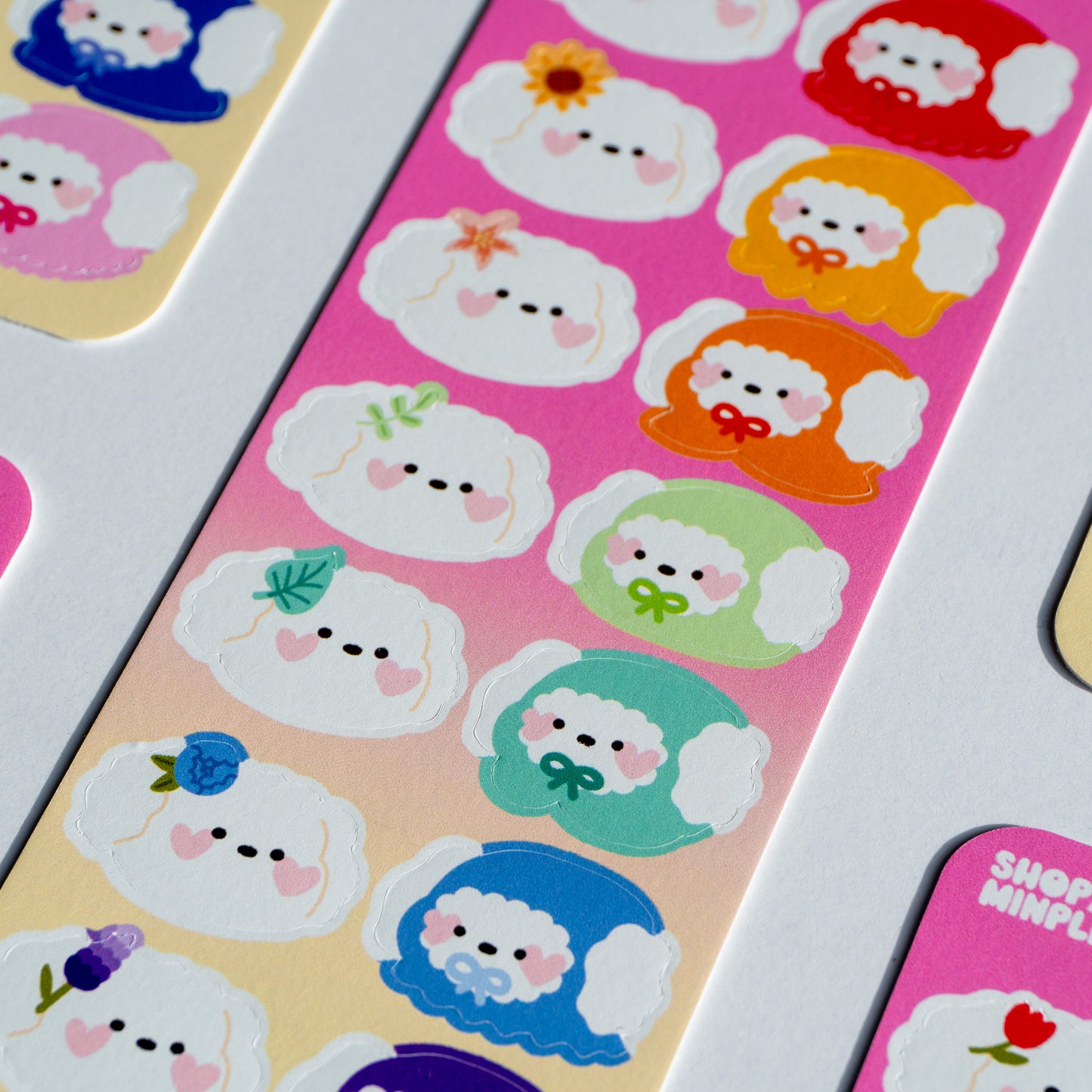 Flower Puppy Sticker Sheet
