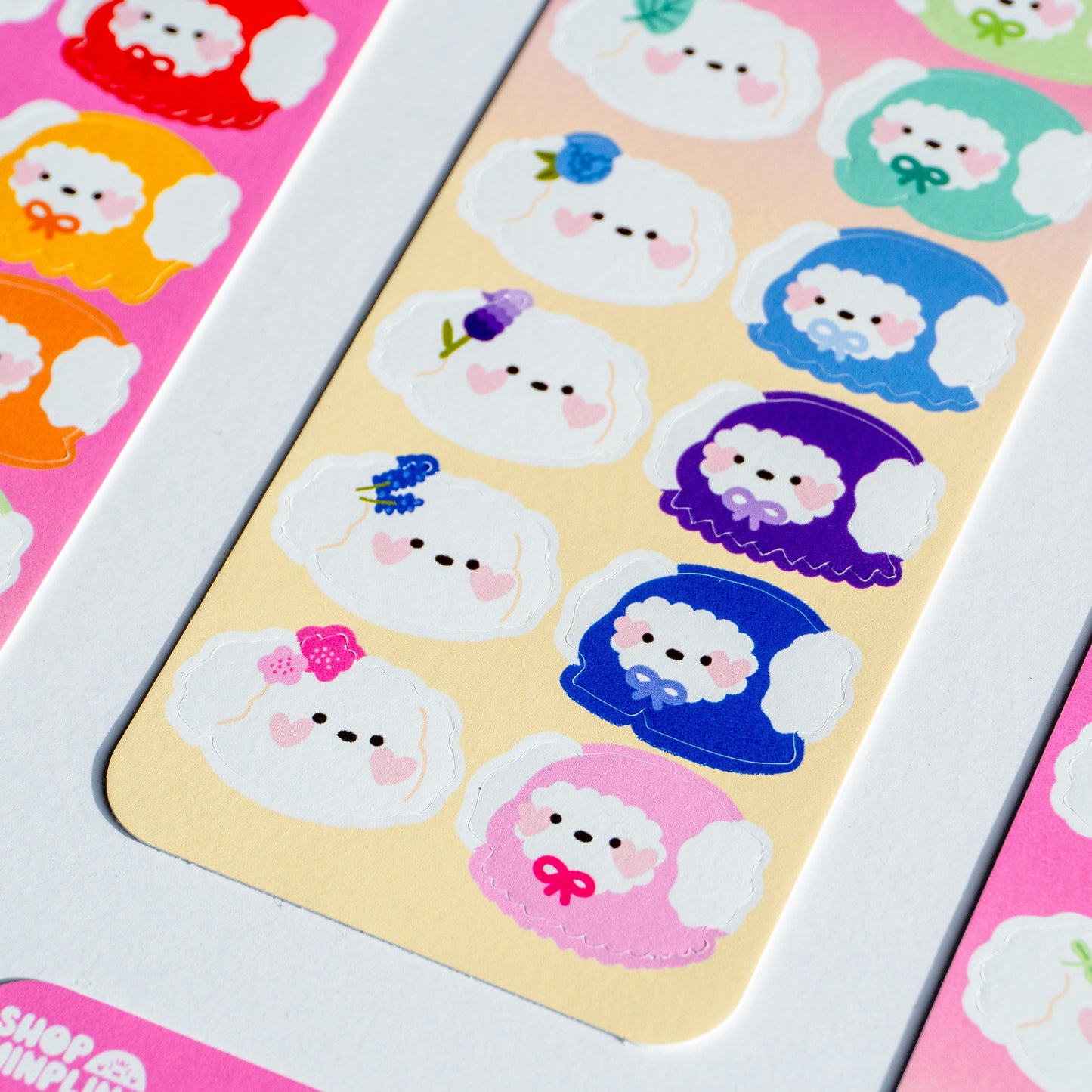 Flower Puppy Sticker Sheet