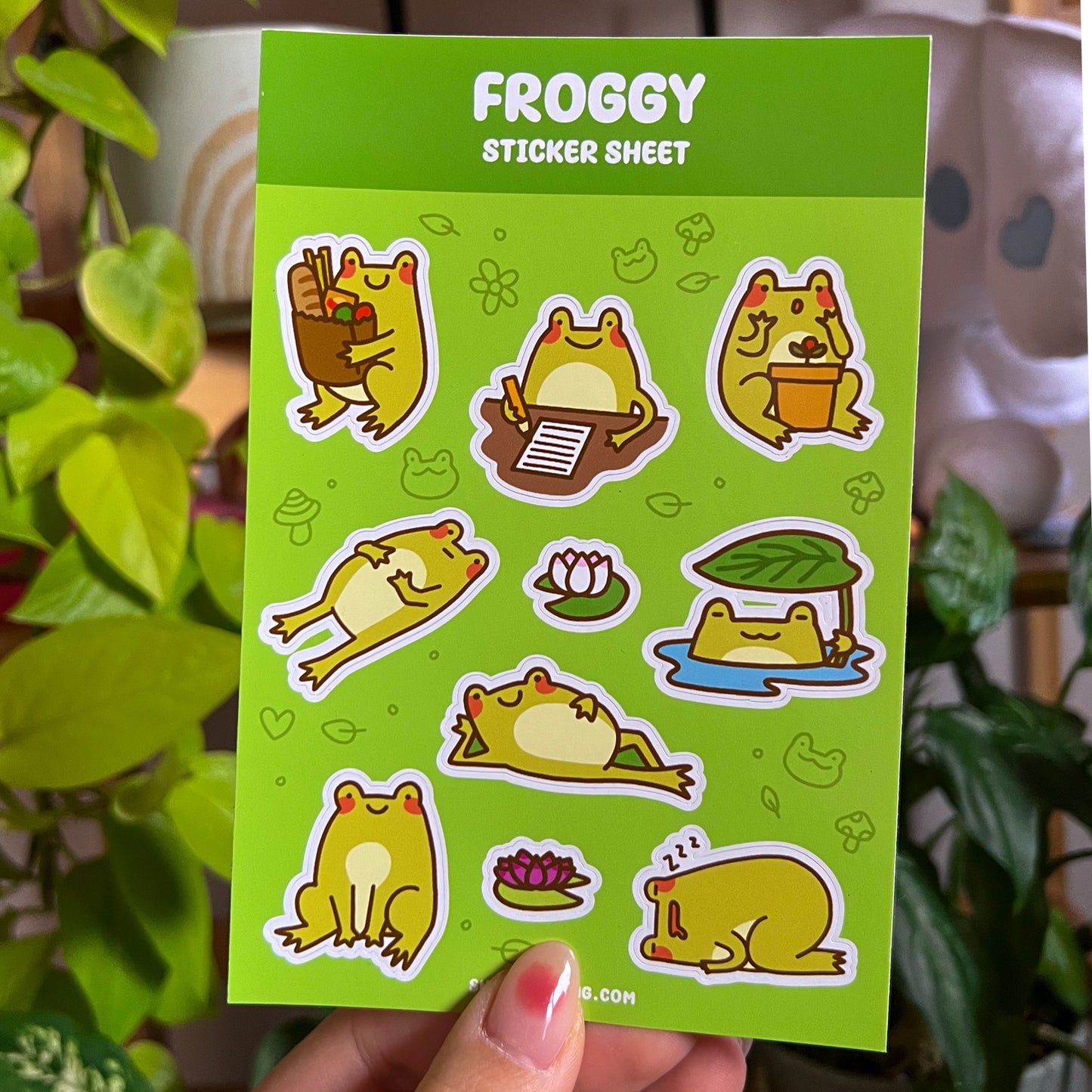 Froggy Sticker Sheet