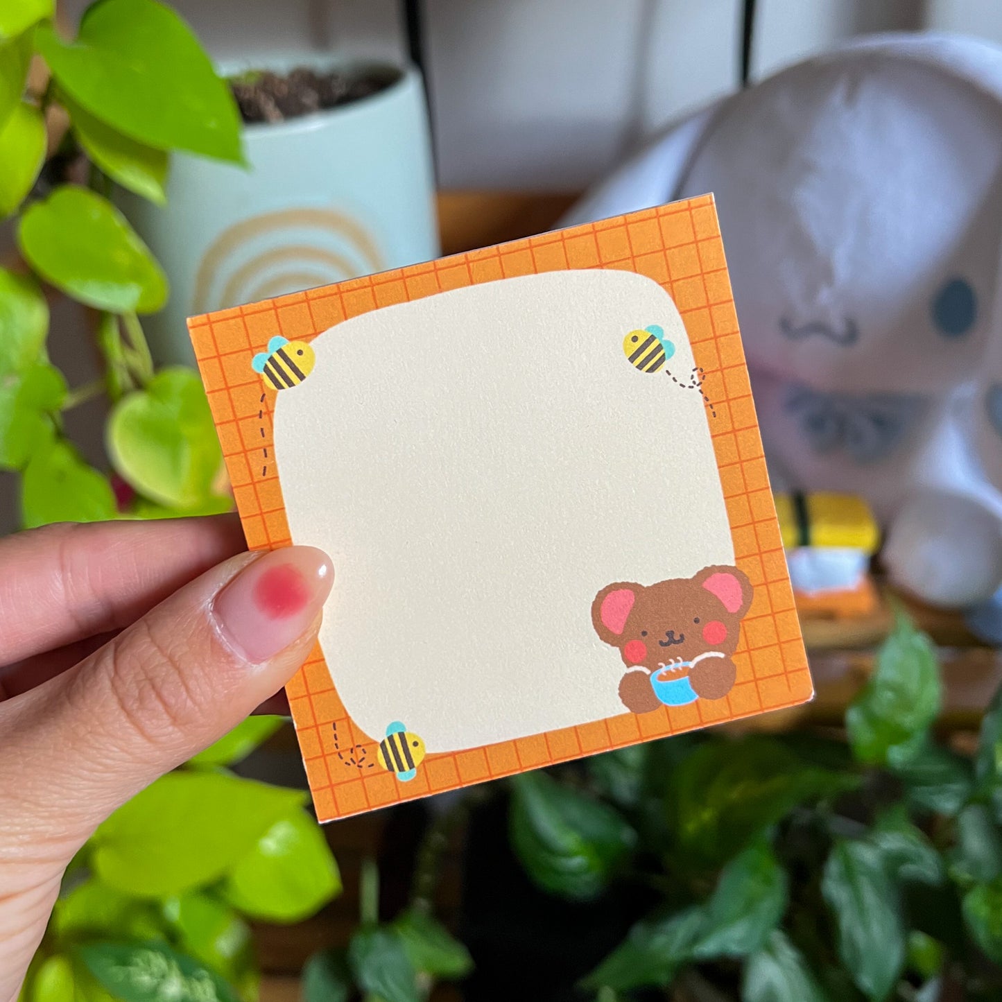 Honey Bee Bear Notepad