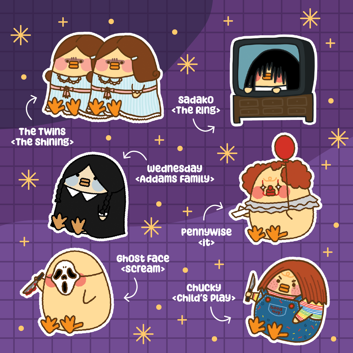 Spooky Friends Sticker Sheet
