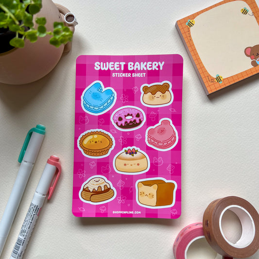 Sweet Bakery Sticker Sheet