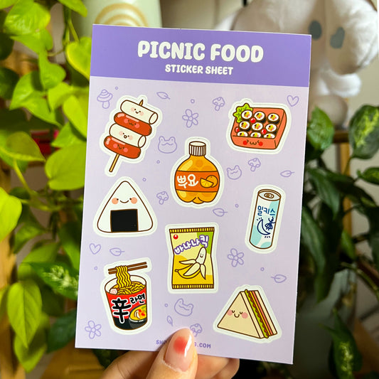 Picnic Food Sticker Sheet